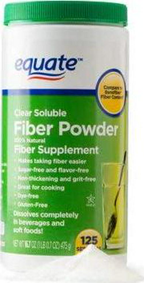 Equate Sugar-Free Fiber Powder - 90 Servings, 12.3 oz (2 Pack)