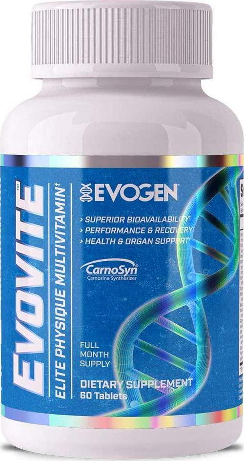 Evogen Evovite | Immune Boosting Elite Sport Multivitamin with Beta-Alanine and Curcumin | 30 Day Supply