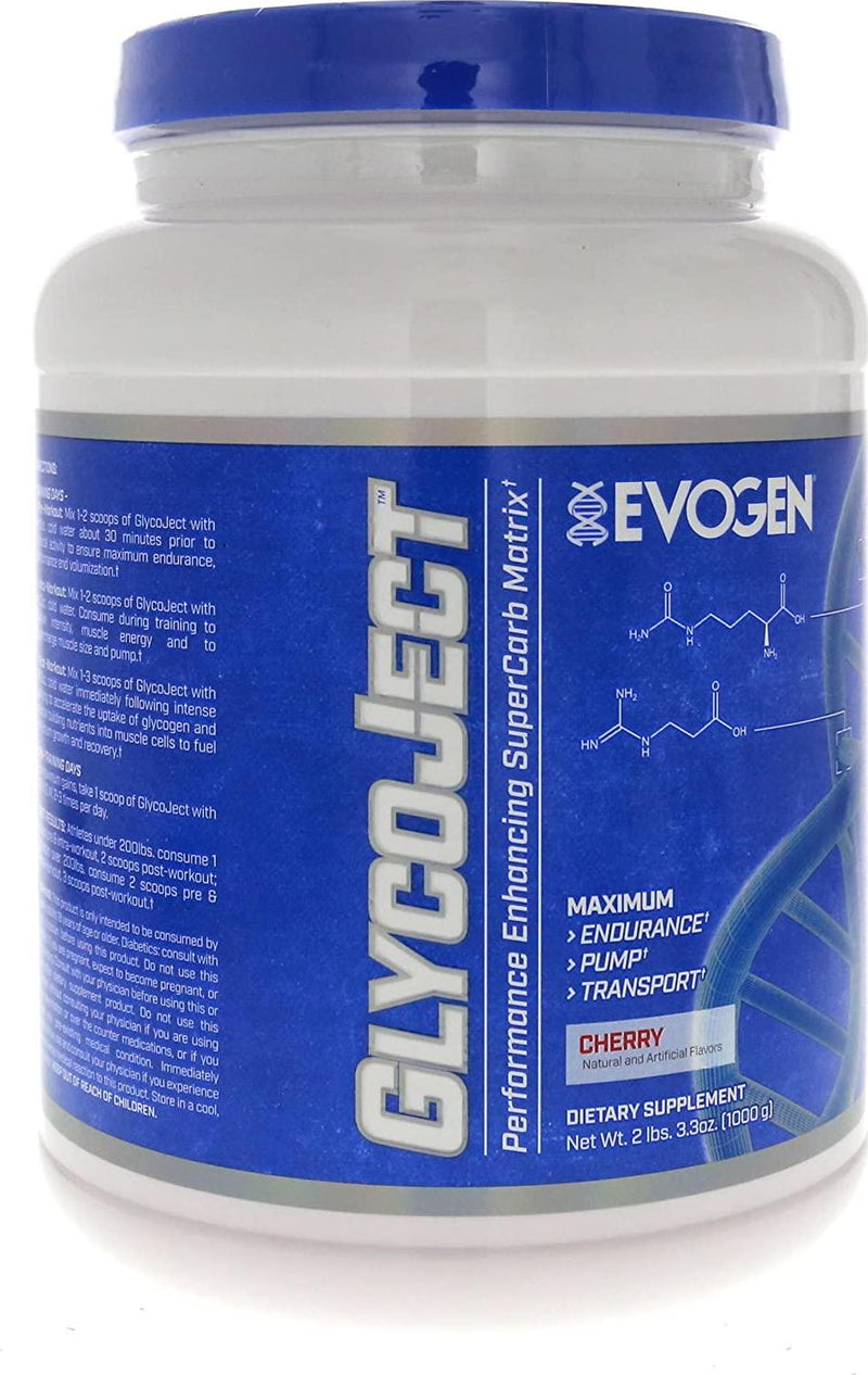 Evogen GlycoJect | Extreme Karbolyn Carbohydrate Powder | Cherry | 36 Servings