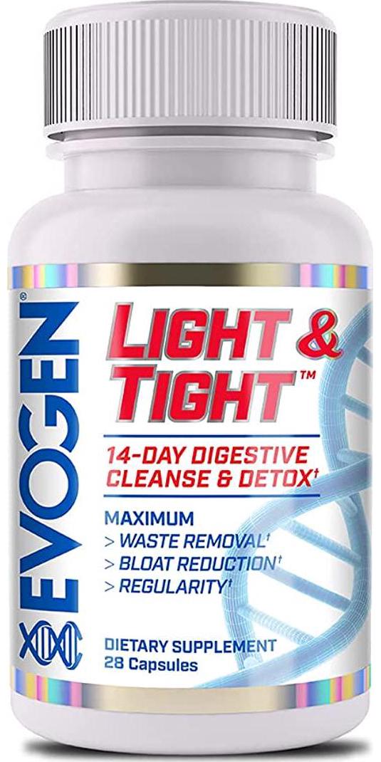 Evogen Light and Tight | 14 Day Extra Strength Cleanse and Detox | Flush Toxins, Increase Immune Health, Boost Energy and Improves Nutrient Absorption, Prebiotics