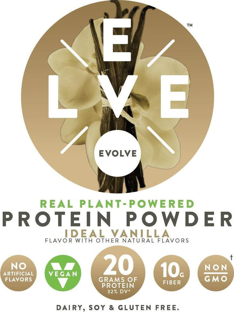 Evolve Protein Powder, Ideal Vanilla, 20g Protein,1 Pound