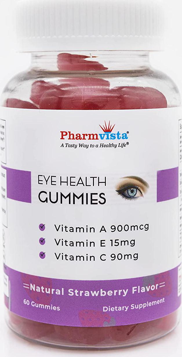 Eye Health Gummies - Vitamin A C E Supplement - 60 Count