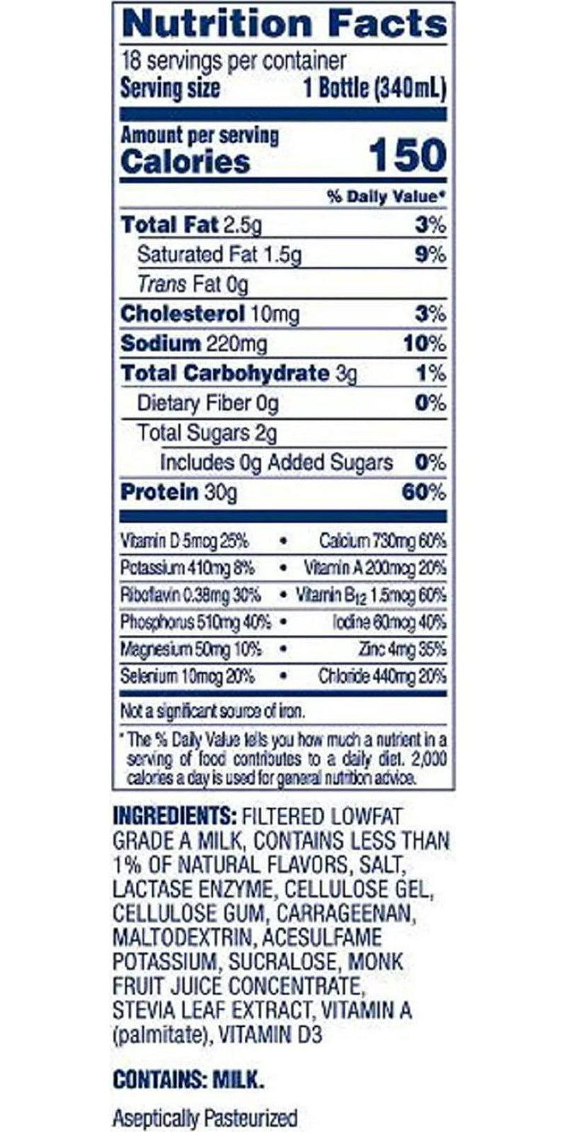 Fair Life Protein Shake Salted Caramel 11.5 Fl Oz/18 Pk