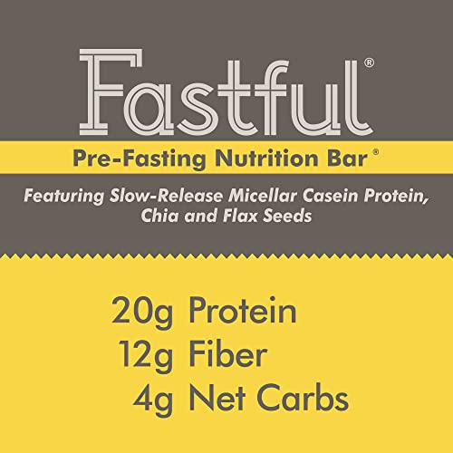 Fastful High Protein Bar for Intermittent Fasting, Pre-Fasting Nutrition - Cookie Dough