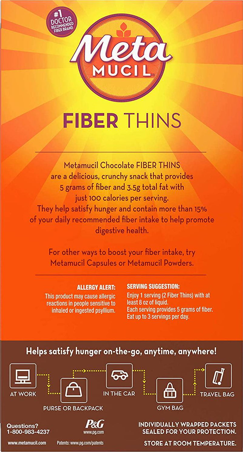 Fiber Thins Fiber Supplement, 12 Servings