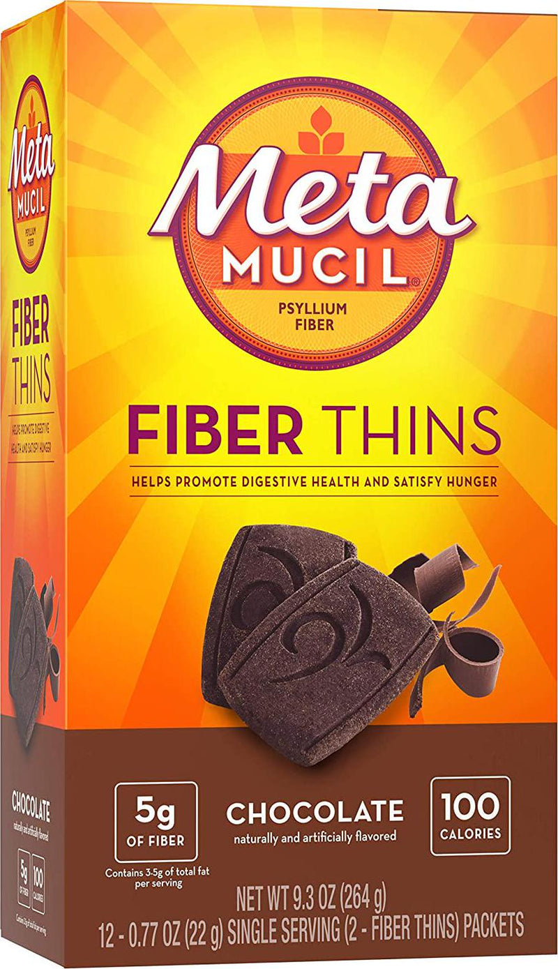 Fiber Thins Fiber Supplement, 12 Servings