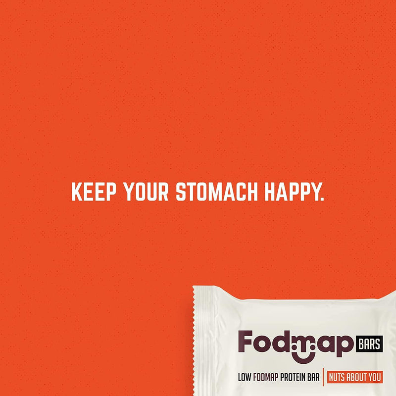 Fodmazing Fodmap Bars, Low Fodmap Protein Bar, Made with Four Simple Ingredients, Gut Friendly IBS Friendly Snacks, Amazing Taste, Fodmap Approved (12 Bars, Nuts About You)