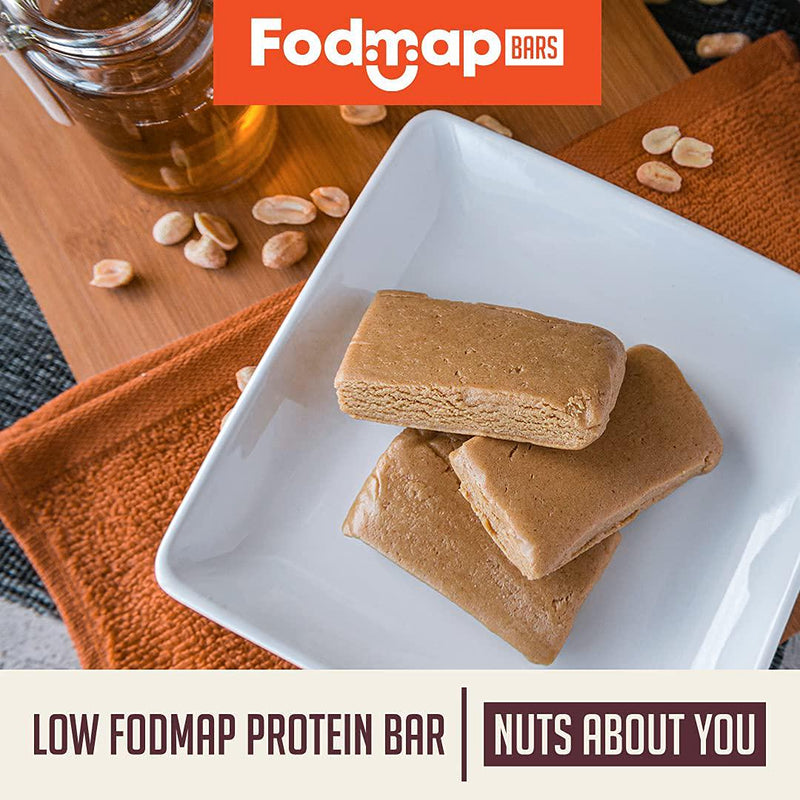 Fodmazing Fodmap Bars, Low Fodmap Protein Bar, Made with Four Simple Ingredients, Gut Friendly IBS Friendly Snacks, Amazing Taste, Fodmap Approved (12 Bars, Nuts About You)