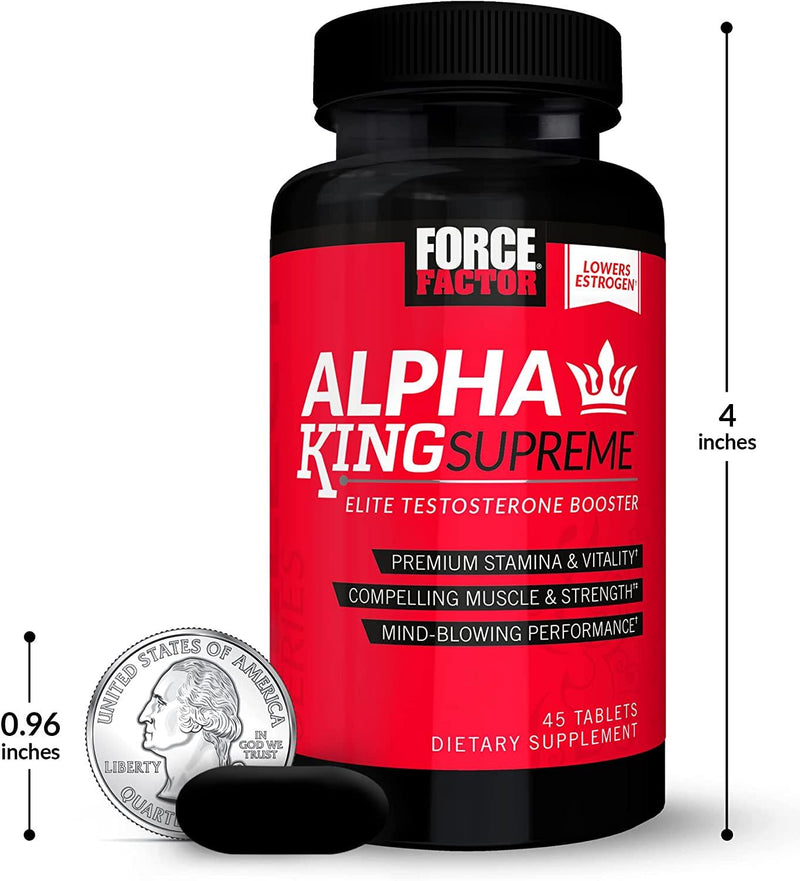 Force Factor Alpha King Supreme 45ct 2-Pack, 90 Count