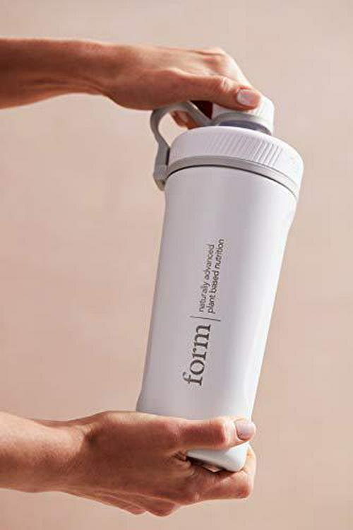 Form Insulated Stainless Steel Protein Shaker and Water Bottle | Screw Top | No Leaks | Keeps Drinks Cold for up to 24 Hours!