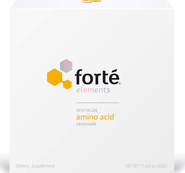 Forte Amino Acid Supplement Powder Physician Formulated Blend of Glutamine, Arginine, Lysine, Taurine and Serine Supports Intense Exercise and Trauma Recovery (Lemonade Flavor 30 Servings)