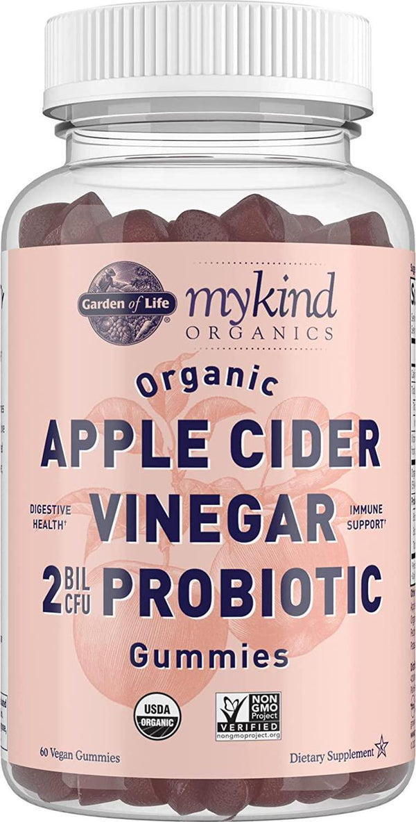 GARDEN OF LIFE Garden Of Life Mykind Organics Apple Cider Vinegar Probiotic 60 Gummies, 60 Count