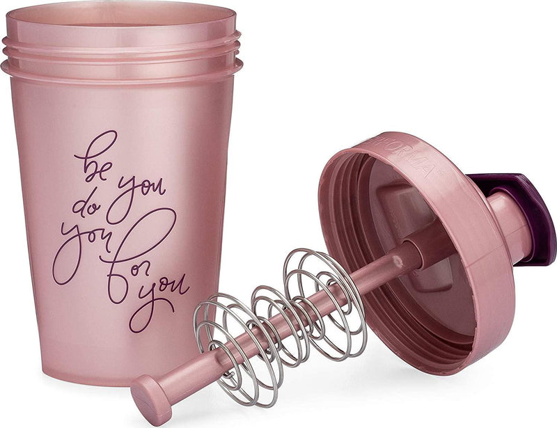 Smartshake Shaker Bottle with Motivational Quotes 27 Ounce Protein