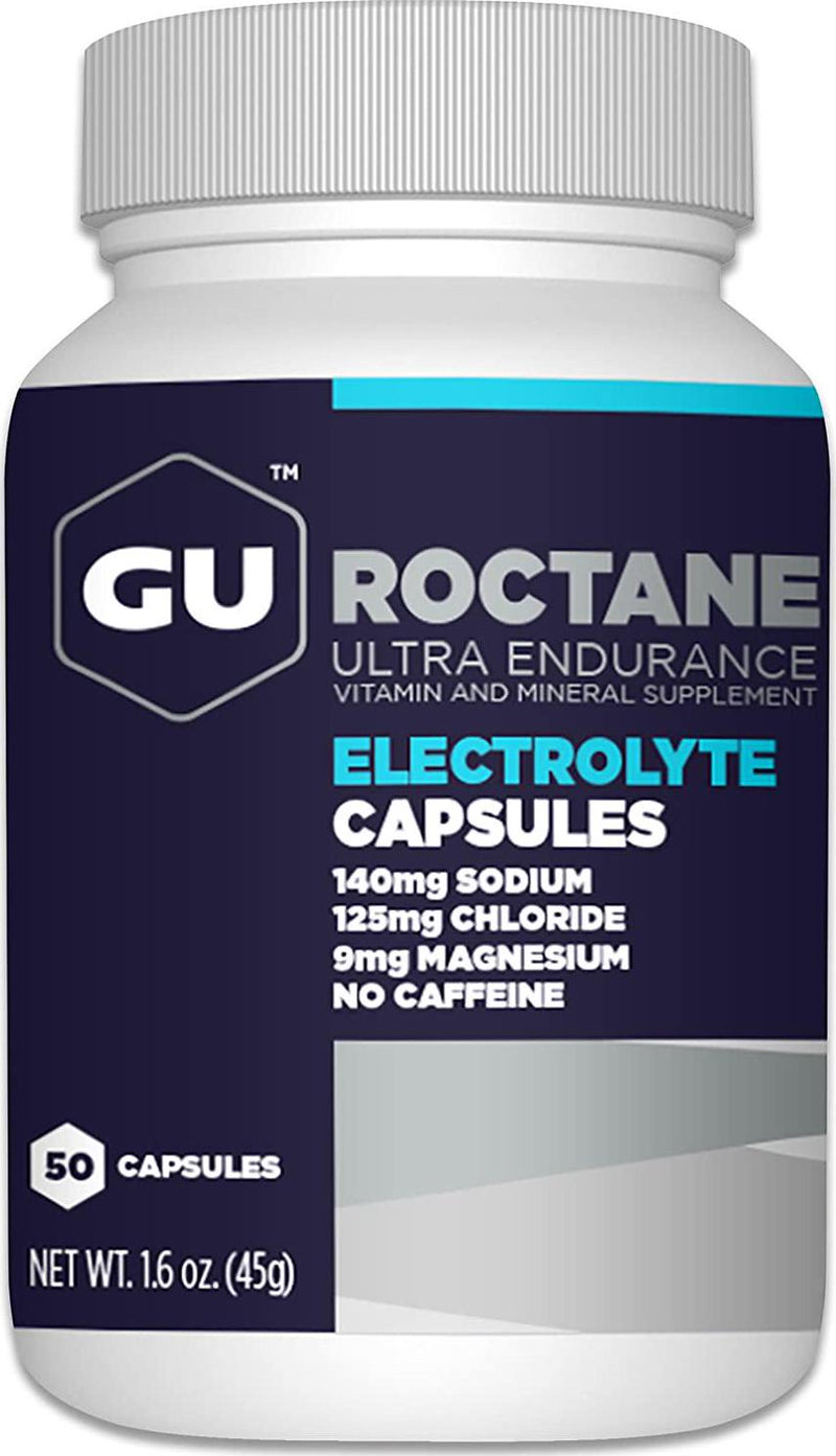 GU Energy Roctane Ultra Endurance Variety Pack; Electrolyte Capsules and BCAA Branch Chain Amino Acid with Vitamin B Capsules, 2 Bottles (110 Total)