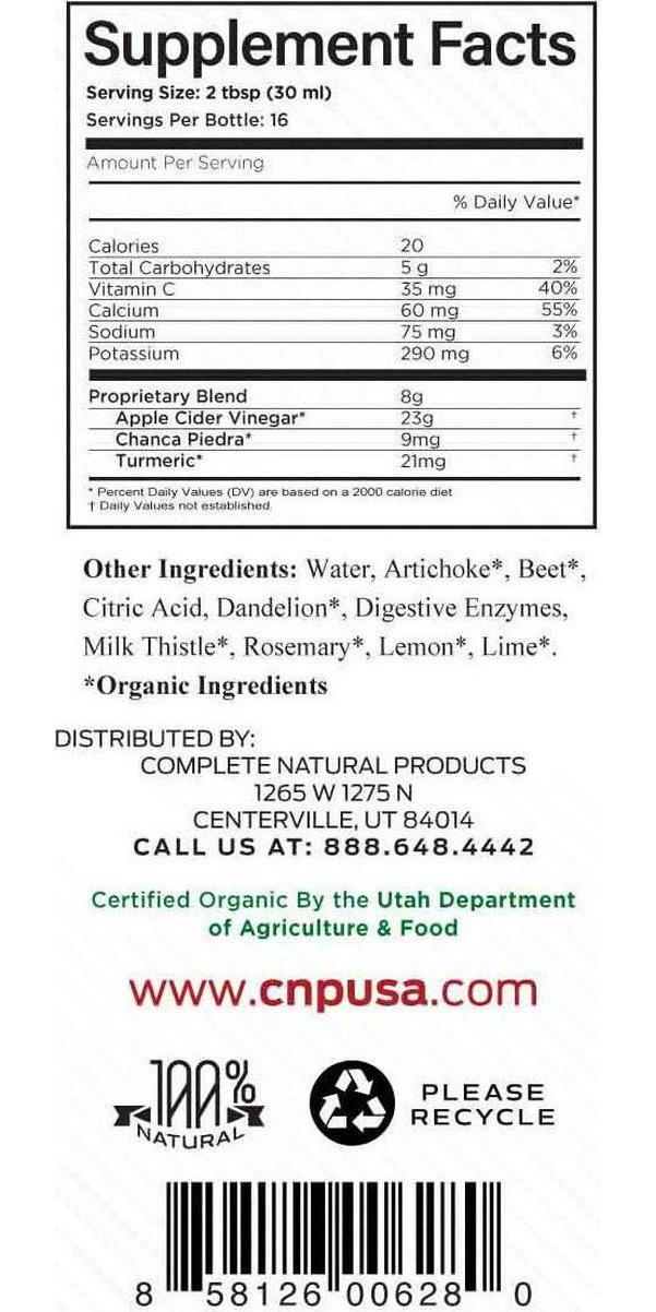 Gallbladder Complete 16oz - Natural Organic Liquid Gallstones Cleanse, Support, and Sludge Formula Supplement