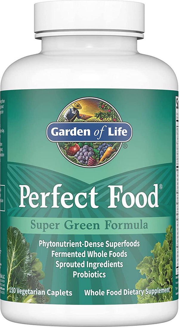 Garden of Life - Perfect Food Super Green Formula - 150 Vegetarian Caplet(s)
