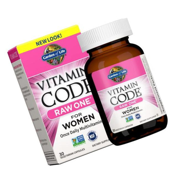 Garden of Life - Vitamin Code RAW One For Women - 30 Vegetarian Capsules