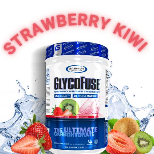 Gaspari Nutrition Glycofuse: Performance and Recovery Carbohydrate, 25g Cluster Dextrin and 1g Electrolyte and Hydration Matrix, 30 Servings (Kiwi Strawberry)