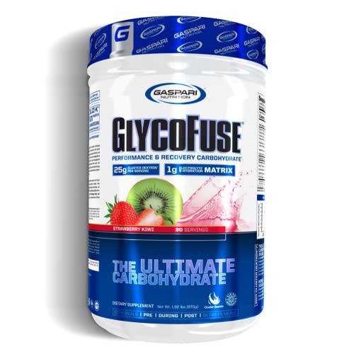 Gaspari Nutrition Glycofuse: Performance and Recovery Carbohydrate, 25g Cluster Dextrin and 1g Electrolyte and Hydration Matrix, 30 Servings (Kiwi Strawberry)