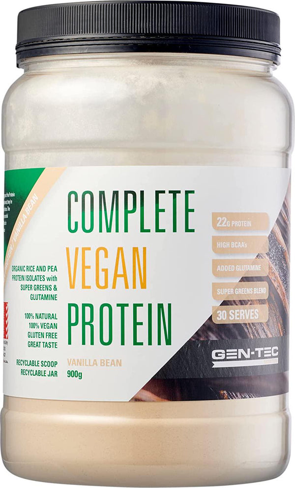 Gen-Tec Nutrition Complete Vegan Protein Blend 900 g, Vanilla
