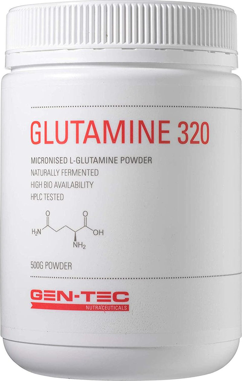 Gen-Tec Nutrition Glutamine Powder, 500 Grams