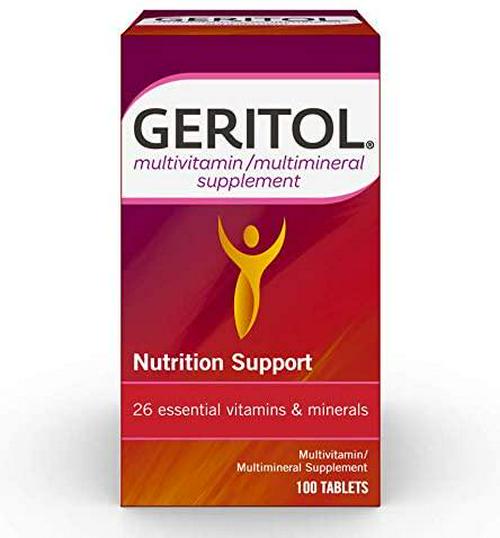 Geritol Multi-Vitamin Nutritional Support, 100 Count (Pack of 12)
