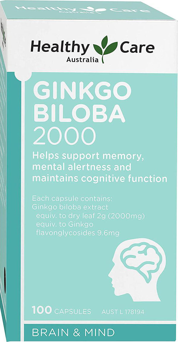 Ginkgo Biloba 2000mg Softgel Capsules
