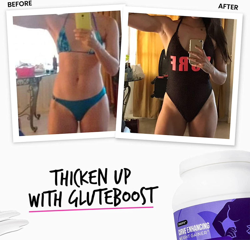 Gluteboost - ThickFix Curve Enhancing Weight Gainer Shake - Grass-Fed
