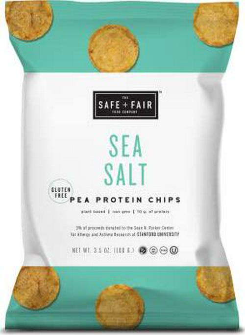 Gluten-Free Pea Protein Sea Salt Pea Protein Chips (3.5oz Bag - 12 Pack Case)