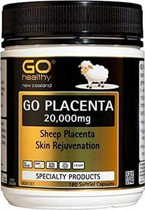 [GoHealthy] GO Placenta 20,000mg 180 softgel caps