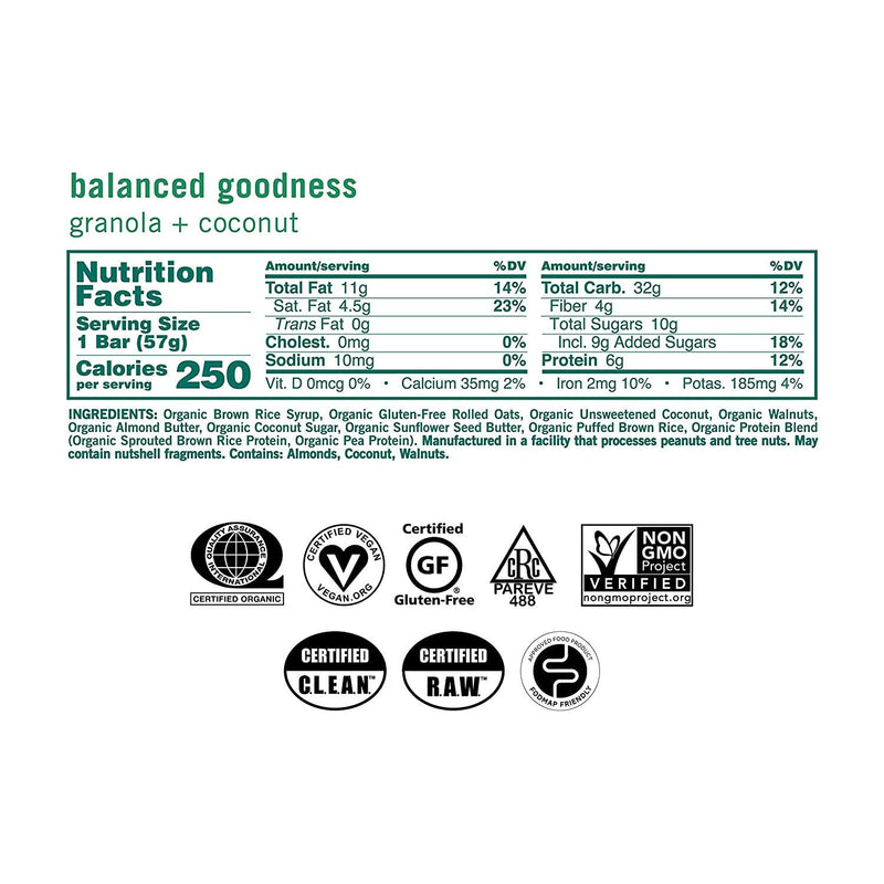 GoMacro MacroBar Organic Vegan Snack Bars - Granola + Coconut (2.0 Ounce Bars, 12 Count) and MacroBar Organic Vegan Protein Bars - Banana + Almond Butter (2.3 Ounce Bars, 12 Count)
