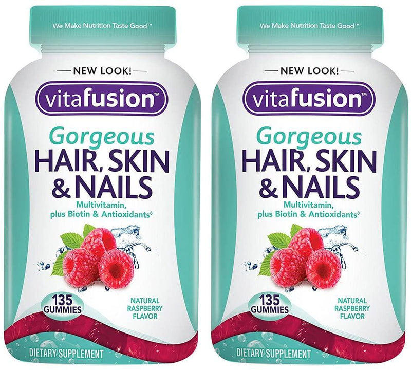 Gorgeous Hair, Skin and Nails, 135 Count (2 Bottles)