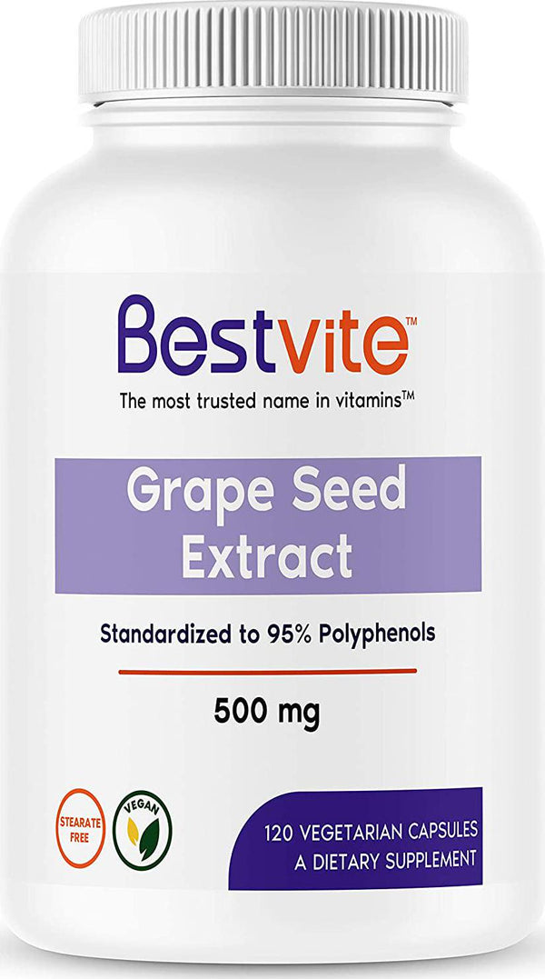 Grapeseed Extract 500mg (120 Vegetarian Capsules)