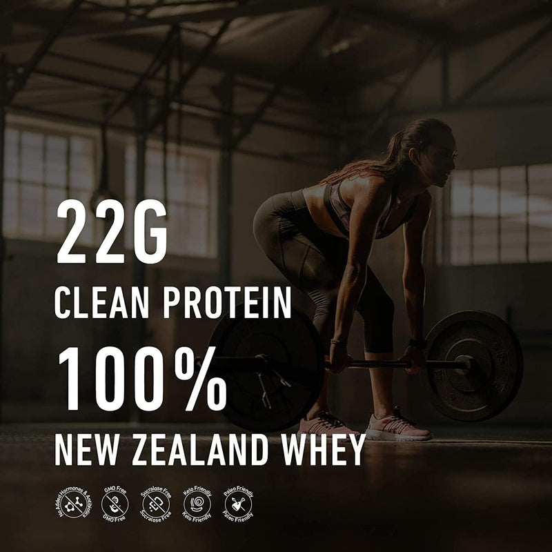 Grass Fed Whey Protein Vanilla Pur Zealander Grass-Fed Whey Protein No Hormones, Non GMO, Gluten Free, Soy Free [Keto/Ketogenic Diet, Low Carb Diet, Mediterranean Diet, Keto Protein (Clean Vanilla)