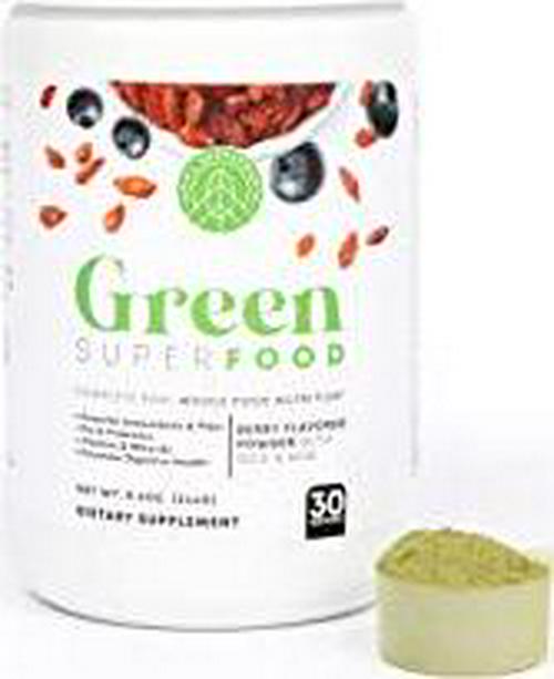 Greens Powder Berry Flavored by Unify supplements, Fiber Supplement, with Goji and Acai, Greens and Superfoods