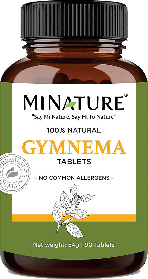 Gymnema Tablets by mi Nature | 90 Tablets, 1000 mg | 45 Days Supply | Gurmar | Gymnema Sylvestre Supplements | Vegan | Metabolism Support | Sugar Destroyer