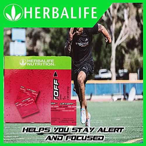 HERBALIFE Nutrition LIFTOFF Energy Tablets - Pack of 30 Tablets. Pomegranate-Berry - Naturally Flavored Dietary Supplements - Instant Energy Drink Tablets for Natural Boost of Energy, Clears Minds.