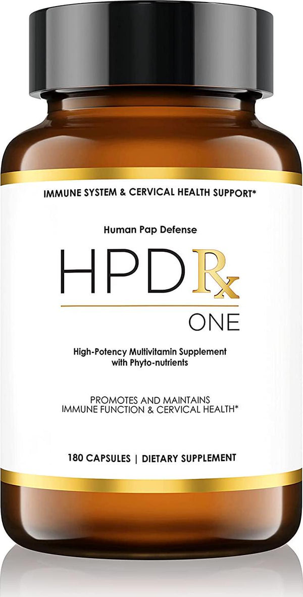 HPD Rx ONE High Potency Multivitamin Supplement, Natural Immune System Support for Men and Women - 180 Veggie Capsules