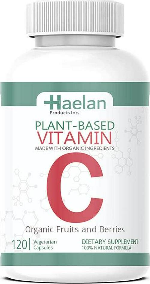 Haelan Plant-Based Vitamin C I 100% Made with Organic, 250mg Vitamin C per Serving, 30 Servings