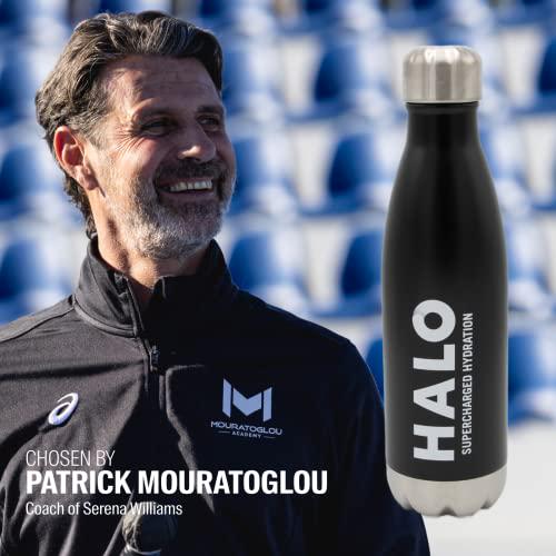 Halo Hydration Aluminum Bottle - 500ML, DOUBLE-WALLED, STAINLESS STEEL WITH COPPER INSULATING, VACUUM BOTTLE. LEAK FREE