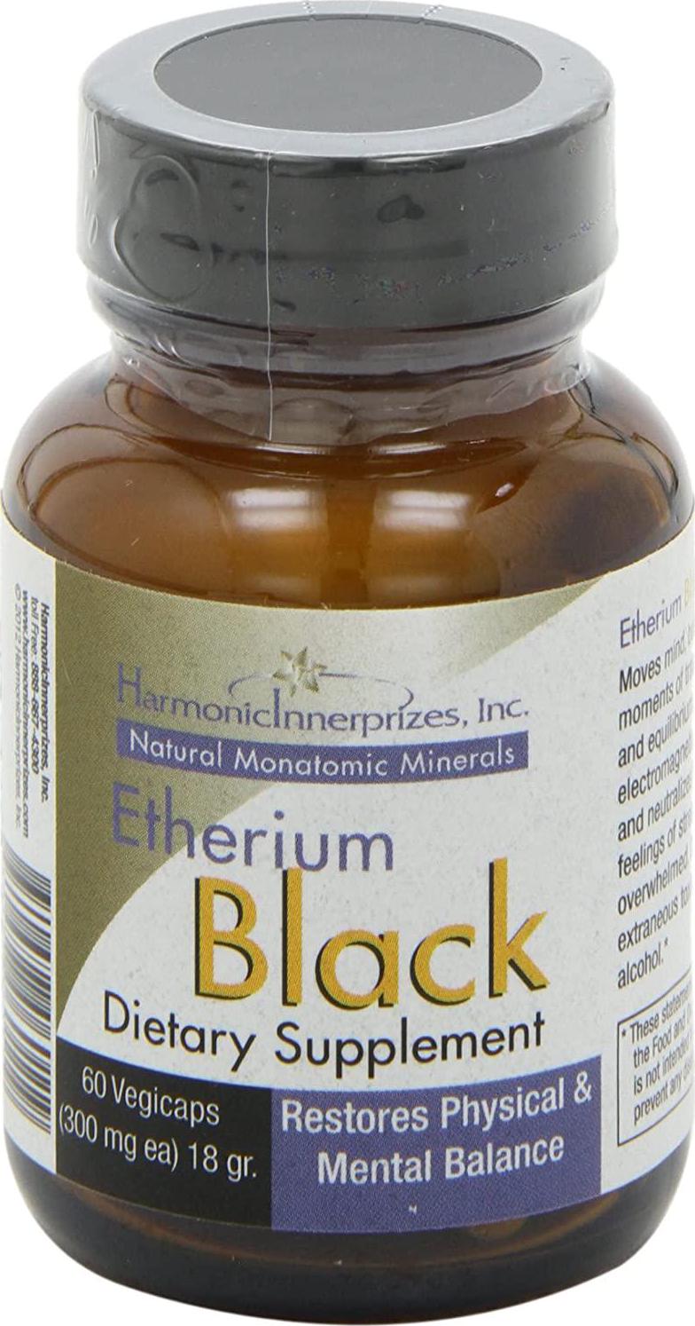 Harmonic Innerprizes Etherium Black Capsules, 300mg, 60-Count