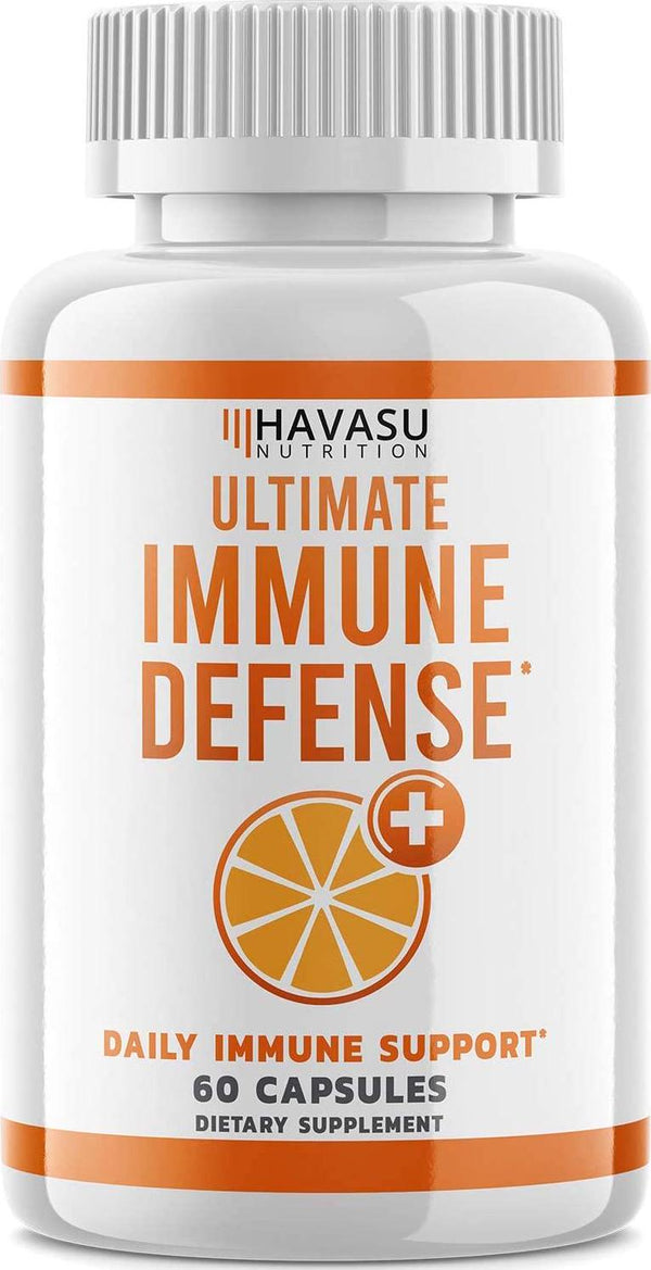 Havasu Nutrition Immune Support with Elderberry, Zinc and Vitamin C; 60 Vegetarian Capsules