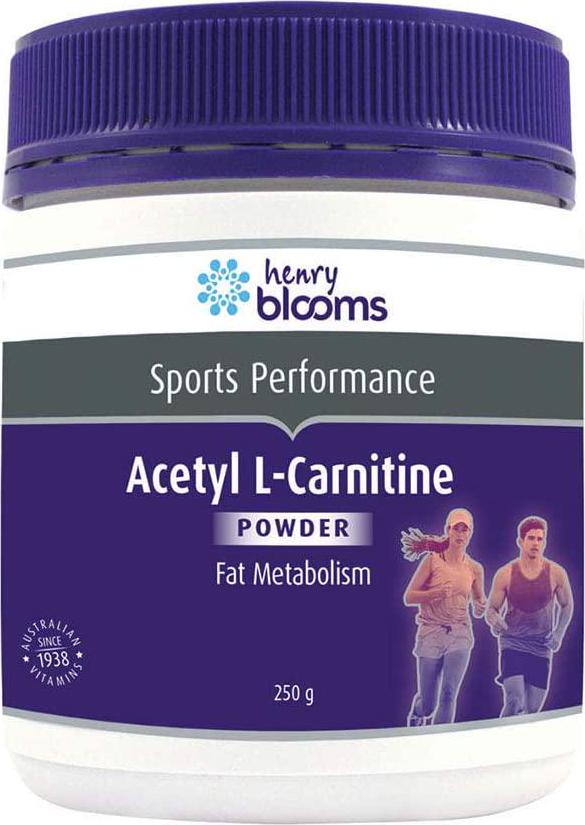 Henry Blooms Acetyl L-Carnitine Fat Metabolism Powder, 250g