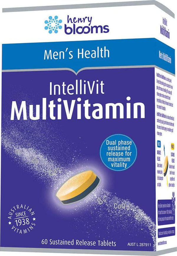 Henry Blooms IntelliVit Multivitamin for Men 60 Tablets