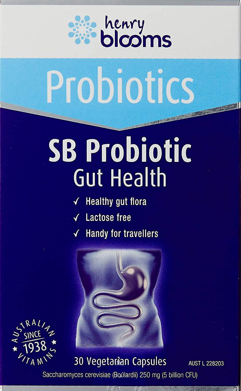 Henry Blooms SB Probioticgut Health 30 Vegetarian Capsules