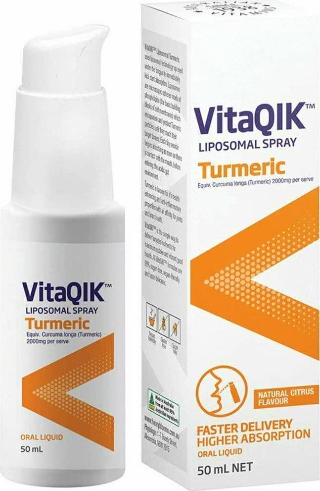 Henry Blooms Vitaqik Liposomal Turmeric Spray 50 ml