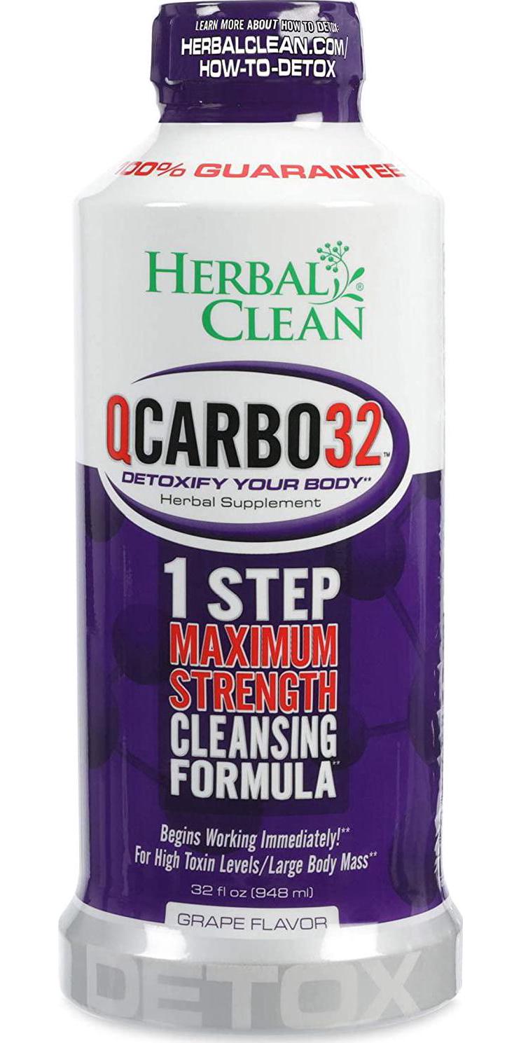 Herbal Clean Same-Day Premium Detox Drink, Grape Flavor, 32 Fl Oz