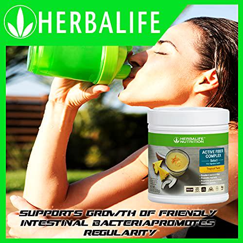 HerbalifeHERBALIFE Active Fiber Complex Select: Tropical Twist 270g for Digestive Health, No Artificial Flavors or Sweeteners, Gluten-Free, Made with Non-GM Ingredients, Certified Vegetarian