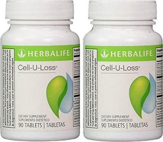 Herbalife Cell-U-Loss Weight Loss Enhancer Natural Detoxification and Healthy Elimination of Water (2 Bottle)