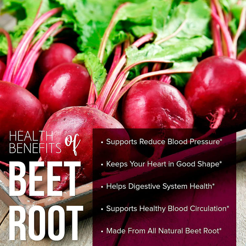 Herobeets Boosting Supplement with, Elderberry, Pomegranate, and Grape Seed Extract. Gluten-Free, Non-GMO. Superfood Helps Support Healthy Circulation, Immune System, and Energy. (180 Caps)